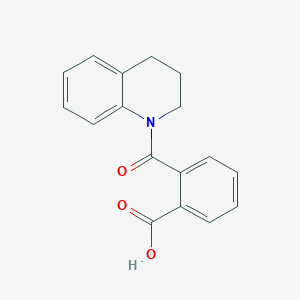 molecular formula C17H15NO3 B5554956 2-(3,4-dihydro-1(2H)-quinolinylcarbonyl)benzoic acid 