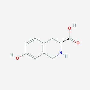 molecular formula C10H11NO3 B555507 (R)-7-羟基-1,2,3,4-四氢异喹啉-3-羧酸 CAS No. 152286-30-1