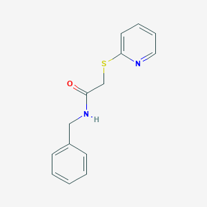 molecular formula C14H14N2OS B5555124 N-苄基-2-(2-吡啶硫基)乙酰胺 