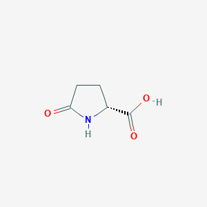 molecular formula C5H7NO3 B555521 D-吡咯谷氨酸 CAS No. 4042-36-8