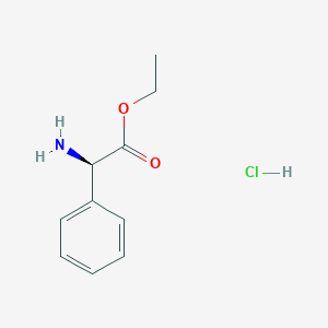 molecular formula C10H14ClNO2 B555531 (R)-2-氨基-2-苯基乙酸乙酯盐酸盐 CAS No. 17609-48-2
