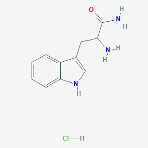 molecular formula C11H14ClN3O B555558 2-氨基-3-(1H-吲哚-3-基)丙酰胺盐酸盐 CAS No. 67607-61-8