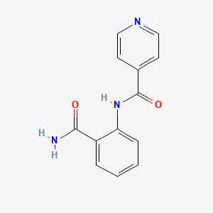 molecular formula C13H11N3O2 B5555626 N-[2-(aminocarbonyl)phenyl]isonicotinamide 