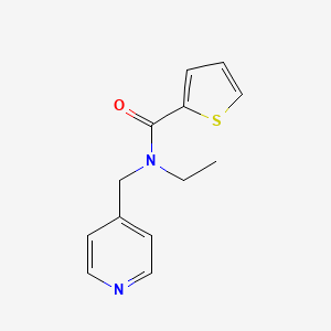 molecular formula C13H14N2OS B5555674 N-ethyl-N-(4-pyridinylmethyl)-2-thiophenecarboxamide 