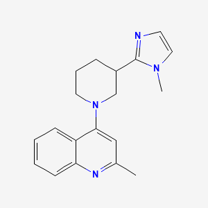 2-methyl-4-[3-(1-methyl-1H-imidazol-2-yl)-1-piperidinyl]quinoline