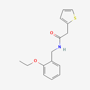 molecular formula C15H17NO2S B5555757 N-(2-ethoxybenzyl)-2-(2-thienyl)acetamide 