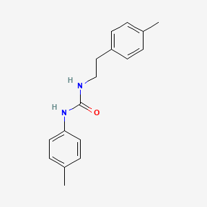 molecular formula C17H20N2O B5555762 N-(4-methylphenyl)-N'-[2-(4-methylphenyl)ethyl]urea 