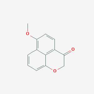 molecular formula C13H10O3 B5555810 6-甲氧基苯并[de]色烯-3(2H)-酮 