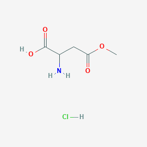 molecular formula C5H10ClNO4 B555584 盐酸 2-氨基-4-甲氧基-4-氧代丁酸 CAS No. 1835-52-5