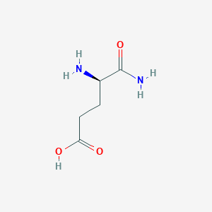 molecular formula C5H10N2O3 B555603 (R)-4,5-二氨基-5-氧代戊酸 CAS No. 19522-40-8
