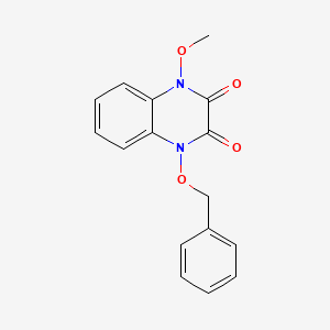 molecular formula C16H14N2O4 B5556077 1-(benzyloxy)-4-methoxy-1,4-dihydro-2,3-quinoxalinedione CAS No. 5895-01-2