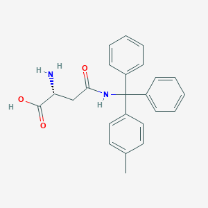 molecular formula C24H24N2O3 B555641 N-γ-4-甲基三苯甲基-D-天冬酰胺 CAS No. 200203-23-2