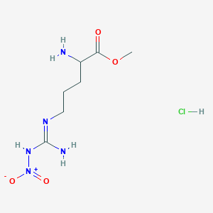 molecular formula C7H16ClN5O4 B555647 H-D-Arg(NO2)-OMe·HCl CAS No. 50912-92-0
