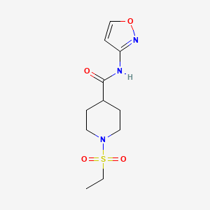 1-(ethylsulfonyl)-N-3-isoxazolyl-4-piperidinecarboxamide