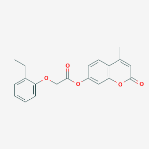 molecular formula C20H18O5 B5556638 4-methyl-2-oxo-2H-chromen-7-yl (2-ethylphenoxy)acetate 