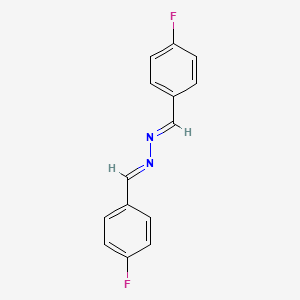molecular formula C14H10F2N2 B5556648 4-fluorobenzaldehyde (4-fluorobenzylidene)hydrazone 