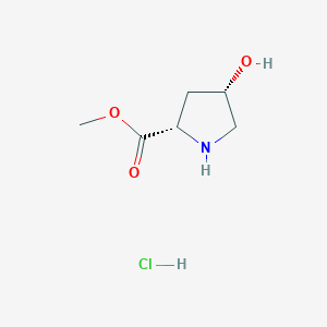B555678 Methyl (2S,4S)-4-hydroxypyrrolidine-2-carboxylate hydrochloride CAS No. 40126-30-5