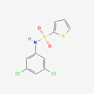 molecular formula C10H7Cl2NO2S2 B5556883 N-(3,5-二氯苯基)-2-噻吩磺酰胺 