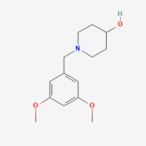 molecular formula C14H21NO3 B5556894 1-(3,5-二甲氧基苄基)-4-哌啶醇 