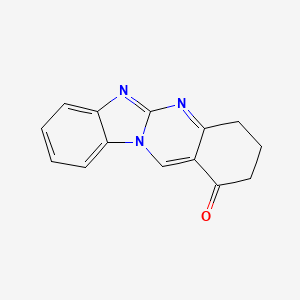 molecular formula C14H11N3O B5556959 3,4-dihydrobenzimidazo[2,1-b]quinazolin-1(2H)-one 