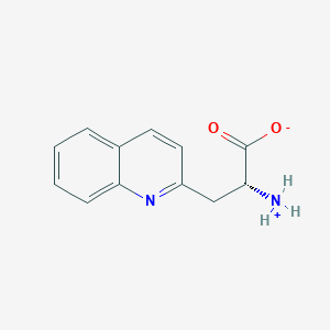 molecular formula C12H12N2O2 B555703 (R)-2-氨基-3-(喹啉-2-基)丙酸 CAS No. 170421-67-7