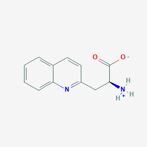 molecular formula C12H12N2O2 B555704 (S)-2-氨基-3-喹啉-2-基-丙酸 CAS No. 161513-46-8