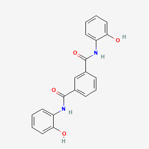 molecular formula C20H16N2O4 B5557057 N,N'-双(2-羟苯基)间苯二酰胺 
