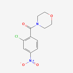 molecular formula C11H11ClN2O4 B5557307 4-(2-氯-4-硝基苯甲酰基)吗啉 CAS No. 209959-71-7