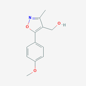 B055575 (5-(4-Methoxyphenyl)-3-methylisoxazol-4-yl)methanol CAS No. 113841-95-5