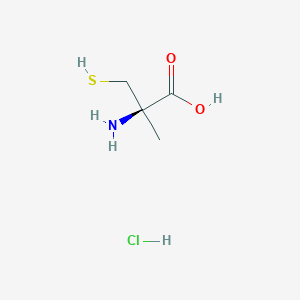 molecular formula C4H10ClNO2S B555751 (R)-2-氨基-3-巯基-2-甲基丙酸盐酸盐 CAS No. 148766-37-4
