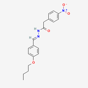 N'-(4-butoxybenzylidene)-2-(4-nitrophenyl)acetohydrazide