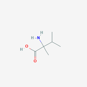 molecular formula C6H13NO2 B555765 2-氨基-2,3-二甲基丁酸 CAS No. 26287-62-7