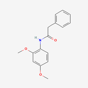 molecular formula C16H17NO3 B5557762 N-(2,4-dimethoxyphenyl)-2-phenylacetamide 