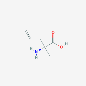 molecular formula C6H11NO2 B555778 (R)-2-氨基-2-甲基戊-4-烯酸 CAS No. 96886-56-5