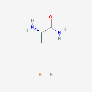 molecular formula C3H9BrN2O B555785 (S)-2-Aminopropanamide hydrobromide CAS No. 102029-80-1