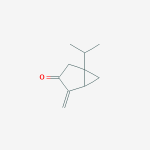 B055580 Bicyclo[3.1.0]hexan-3-one, 4-methylene-1-(1-methylethyl)-(9CI) CAS No. 116660-68-5