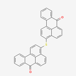 molecular formula C34H18O2S B5558007 3,3'-thiobis(7H-benzo[de]anthracen-7-one) CAS No. 81-95-8