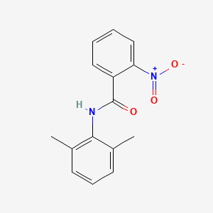 molecular formula C15H14N2O3 B5558134 N-(2,6-二甲苯基)-2-硝基苯甲酰胺 