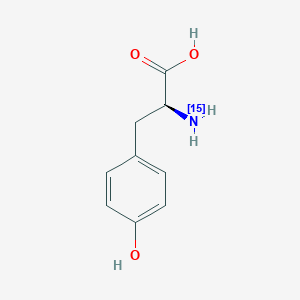 molecular formula C9H1115NO3 B555819 (2S)-2-(15N)氮杂基-3-(4-羟基苯基)丙酸 CAS No. 35424-81-8