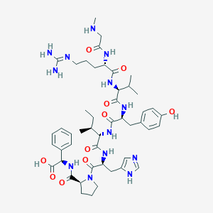 B055582 Angiotensin II, sar(1)-phe(8)- CAS No. 111821-46-6