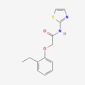 molecular formula C13H14N2O2S B5558215 2-(2-乙基苯氧基)-N-1,3-噻唑-2-基乙酰胺 