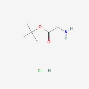 molecular formula C6H14ClNO2 B555826 甘氨酸叔丁基酯盐酸盐 CAS No. 27532-96-3