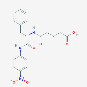 B555834 5-({(2s)-1-[(4-Nitrophenyl)amino]-1-oxo-3-phenylpropan-2-yl}amino)-5-oxopentanoic acid CAS No. 5800-34-0