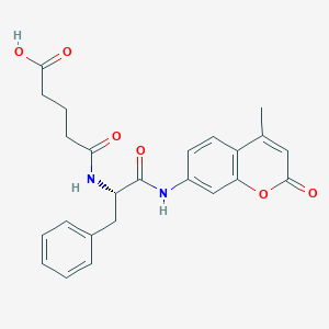 molecular formula C15H10N2O6 B555836 谷氨酰苯丙氨酸-amc CAS No. 58632-47-6