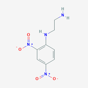 molecular formula C8H10N4O4 B555867 N-(2,4-Dinitrophenyl)ethylenediamine CAS No. 28767-75-1