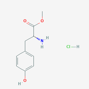 molecular formula C10H14ClNO3 B555876 Methyl D-tyrosinate hydrochloride CAS No. 3728-20-9