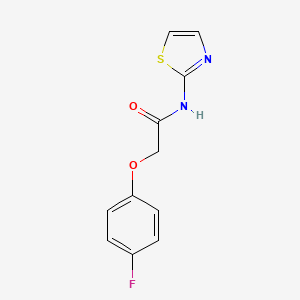 molecular formula C11H9FN2O2S B5558779 2-(4-氟苯氧基)-N-1,3-噻唑-2-基乙酰胺 