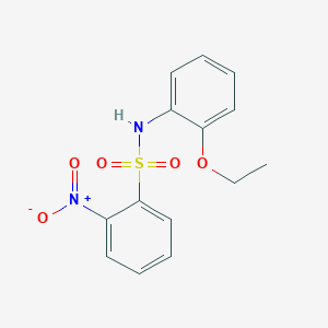 molecular formula C14H14N2O5S B5558835 N-(2-乙氧苯基)-2-硝基苯磺酰胺 