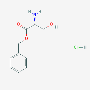 molecular formula C10H14ClNO3 B555888 D-Serine benzyl ester hydrochloride CAS No. 151651-44-4