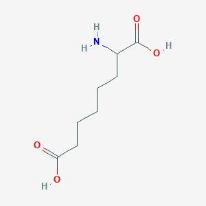 molecular formula C8H15NO4 B555915 2-Aminooctanedioic acid CAS No. 19641-59-9